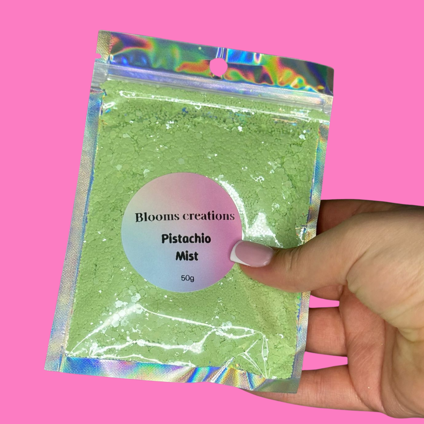 Pistachio Mist - Chunky Glitter Mix - 50g