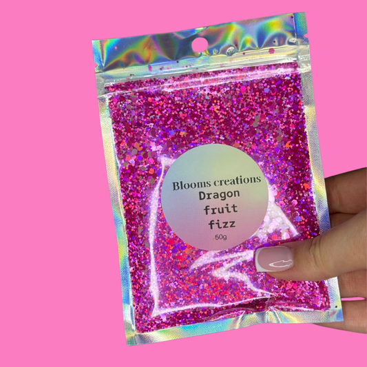 Dragon Fruit Fizz- Chunky Glitter Mix - 50g