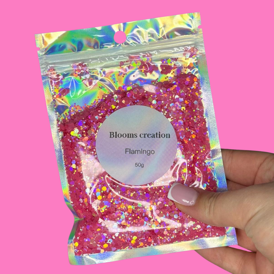 Flamingo - Chunky Glitter Mix - 50g