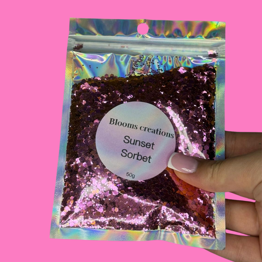 Sunset Sorbet - Chunky Glitter Mix - 50g
