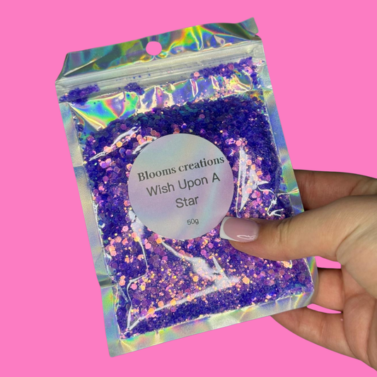 Wish Upon A Star - Chunky Glitter Mix - 50g