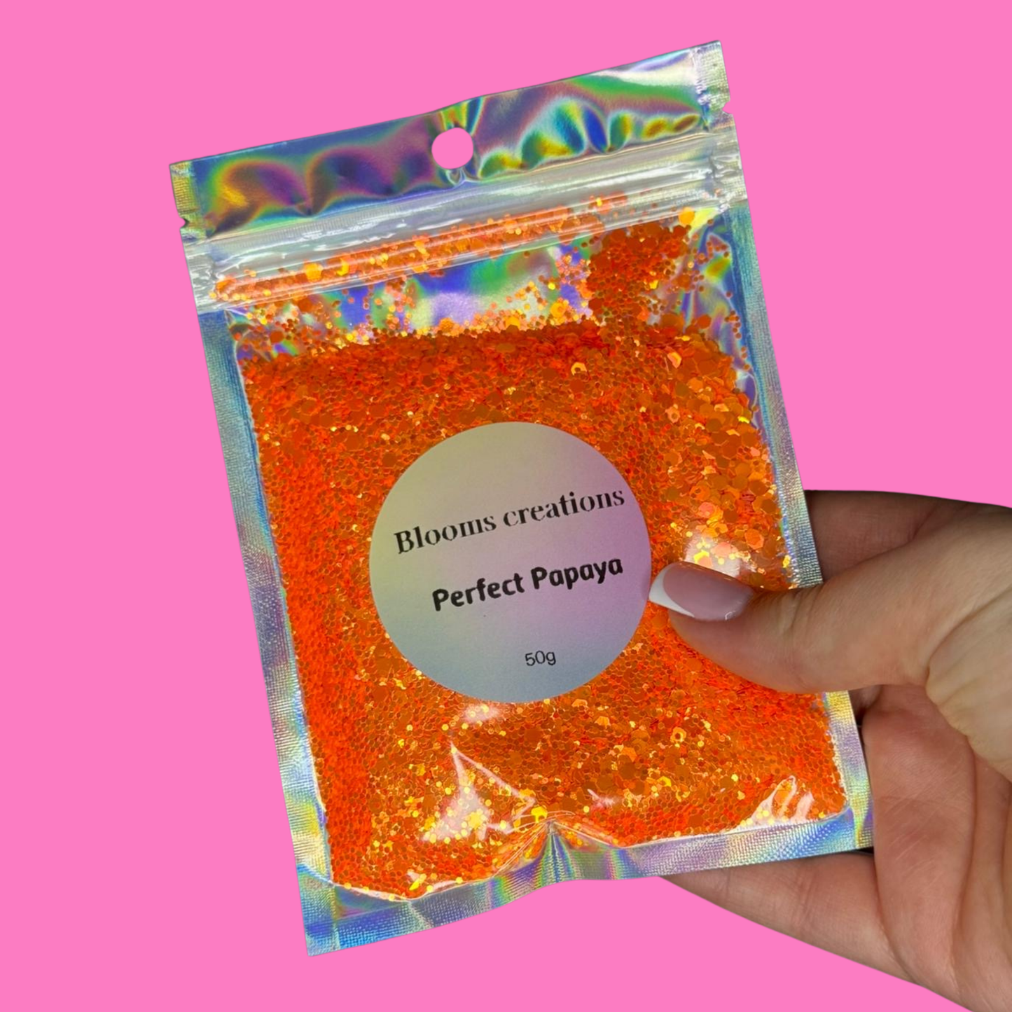 Perfect Papaya - Chunky Glitter Mix - 50g