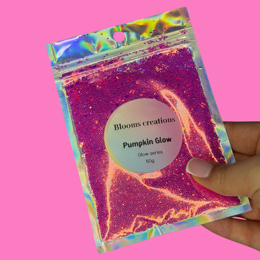Pumpkin Glow - Glow in the Dark Glitter - 50g