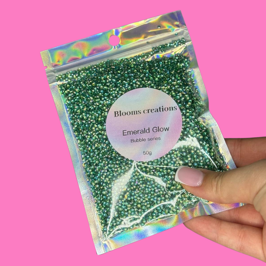 Emerald Glow - Bubble Glitter - 50g